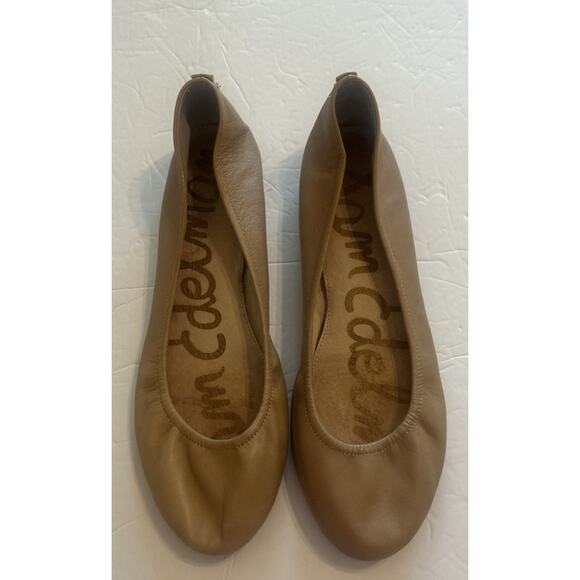 Sam Edelman Noah Tan Ballet Flats Size 10 M Leather SlipOn Classic Shoes Comfort - Picture 3 of 11